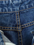 Two Toned Straight Jeans