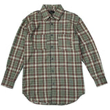 Distressed Plaid Flannel Shirt
