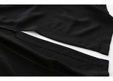 Cotton Black Long Jacket