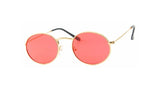 Oval Reflective Shades