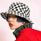 Checkered Bucket Hat