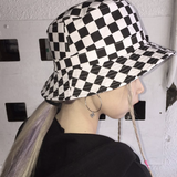 Checkered Bucket Hat