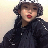Checkered Bucket Hat