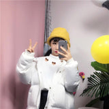 Cut Out Hearts Mock Turtleneck Sweater