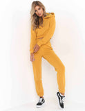 Cropped Striped Track Suit Set