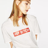 "Hey Bitch" Box Logo Tee