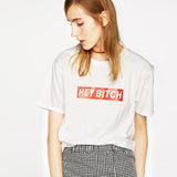 "Hey Bitch" Box Logo Tee
