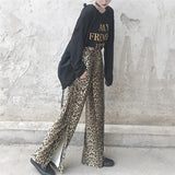 Leopard Wide Legged Trousers