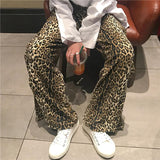 Leopard Wide Legged Trousers