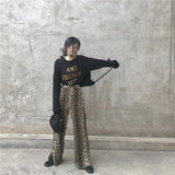 Leopard Wide Legged Trousers
