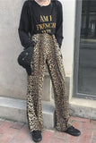Leopard Wide Legged Trousers