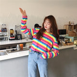 Rainbow Gradient Long Sleeve Shirt