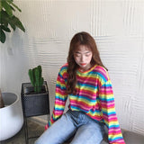 Rainbow Gradient Long Sleeve Shirt