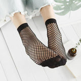 Black Fishnet Ankle Socks