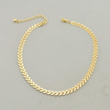 Olive Branch Choker Necklace