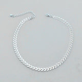 Olive Branch Choker Necklace