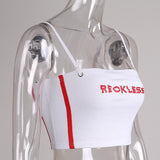 "Reckless" Strapped Top