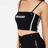 "Reckless" Strapped Top