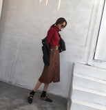 Zip Up Knitted Turtleneck Sweater