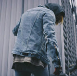 Premium Distressed Denim Jacket