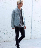 Premium Distressed Denim Jacket