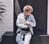 Premium Distressed Denim Jacket