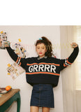 "GRRR" Knitted Sweater