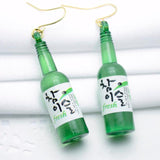 Korean Beer Bottle Earrings