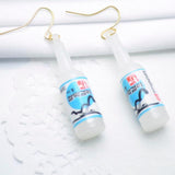 Korean Beer Bottle Earrings