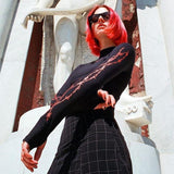 "Timeless" Gothic Long Sleeve Tee