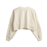 Assorted Pastel Basic Crop Top Sweater