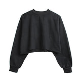 Assorted Pastel Basic Crop Top Sweater