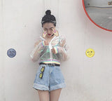 Iridescent Mesh Windbreaker