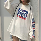 "FAKE NEWS" Long Sleeve Shirt