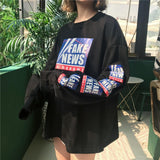"FAKE NEWS" Long Sleeve Shirt
