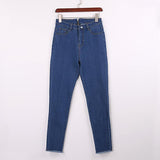 Back Zipper Jeans