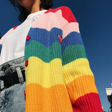 "Boring" Rainbow Cardigan
