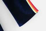 Velvet Rainbow Striped Trousers