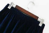 Velvet Rainbow Striped Trousers