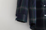 Flannel Plaid Hooded Long Sleeve Shirt