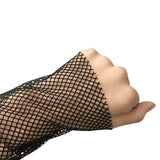 Fishnet Mesh Long Sleeve Tee