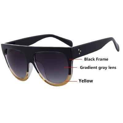 Gradient Flattop Sunglasses