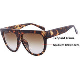 Gradient Flattop Sunglasses