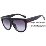 Gradient Flattop Sunglasses