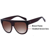 Gradient Flattop Sunglasses