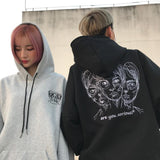"Are You Serious" Embroidered Hoodie