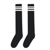 Striped Varsity Thigh Socks