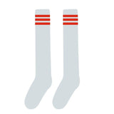 Striped Varsity Thigh Socks