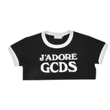 "J'Adore" Cropped Top