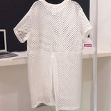 Oversized Sport Mesh Top